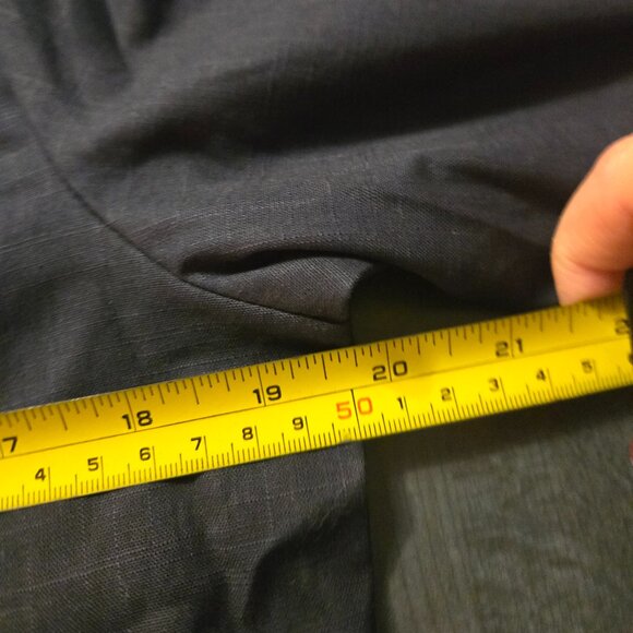 NEW Navy Blue Cotton Embroidery Blouse size Large 8-10 - Picture 6 of 8